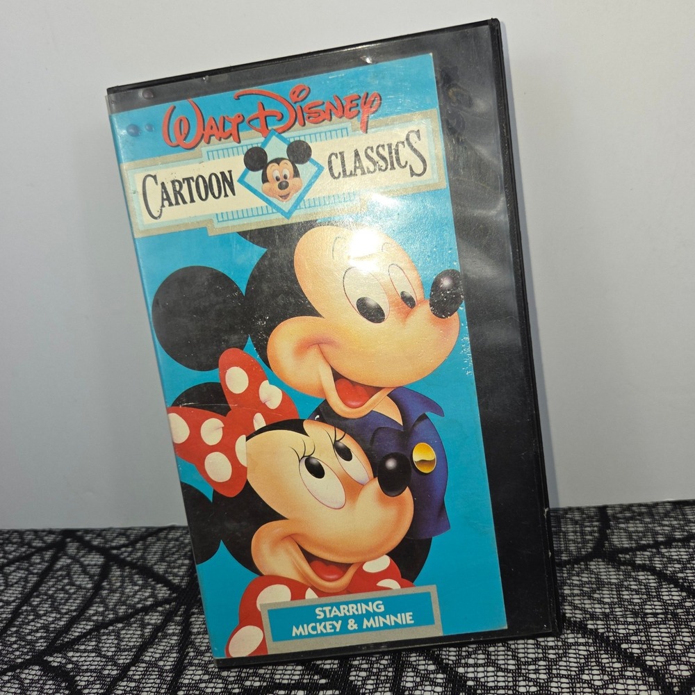 Vintage Walt Disney Cartoon Classics Vol 6 Starring Mickey & Minnie VHS 576